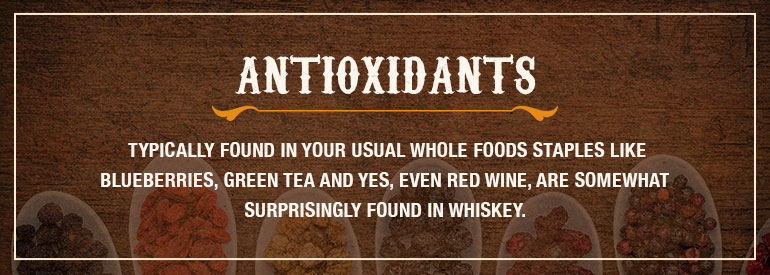 antioxidants are found in barrel-aged whiskey